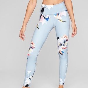 Athleta High Rise Paradise Floral Chaturanga Tight